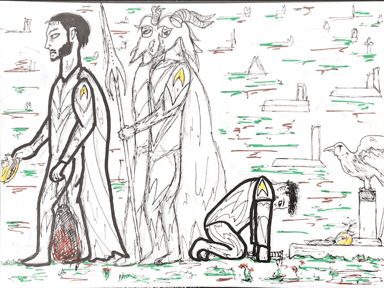 Godfall, panel 1 of 5